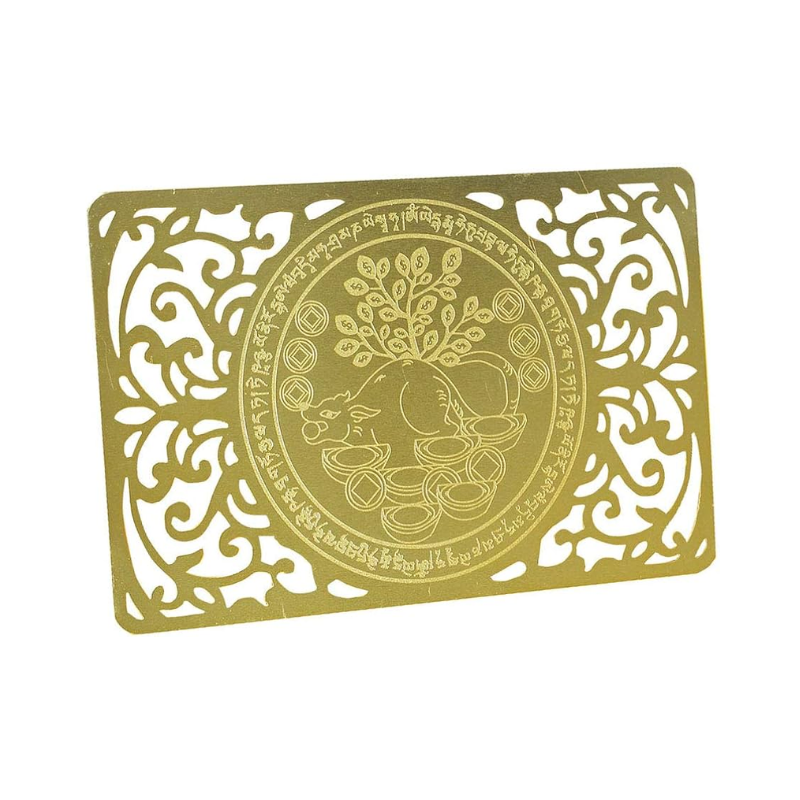 Tibetan Wealth Mantra Card